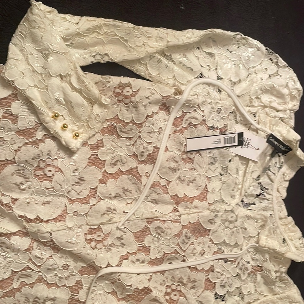 Catherine Malandrino small Women’s white Luxury yarn top